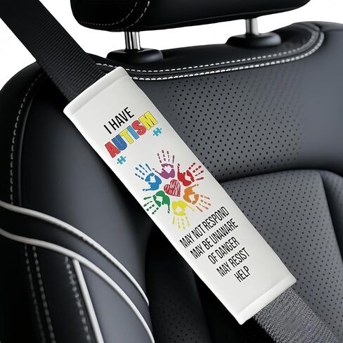 أغطية أحزمة التوحد، تصميم دينو ويدوي صديق للحواس للأشخاص ذوي الاحتياجات الخاصة، هدية لدعم التوحد للسفر العائلي in Kuwait