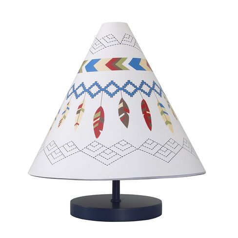 NoJo NoJo - Roar - Lamp & Shade, Black, White, Aqua in Saudi Arabia