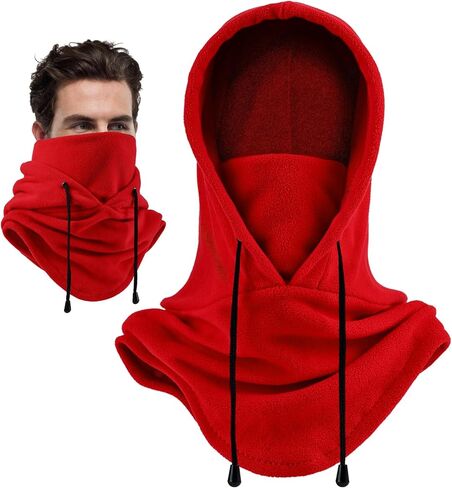 Oldelf Ski Mask Fleece Mask Warm Balaclava Stay Warm and Comfortable Face Mask for Men Women Breathable Sports Mask- Army Green in Saudi Arabia