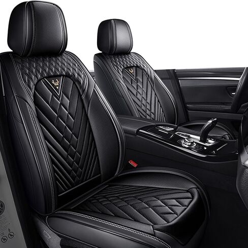 Seat Covers for Acura MDX 2000-2025,Car Seat Covers for Front and Back,Car Seat Cover Waterproof,All Weather Seat Cover(Luxury 5 Seats, Gray Black) in Kuwait