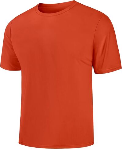 5 قطع من قمصان التمارين الرياضية للرجال بأكمام قصيرة، تي شيرت جاف مناسب بعامل حماية من أشعة الشمس 50+ للحماية من الشمس، ملابس رياضية للجري والجري، تي شيرت نشط in Kuwait