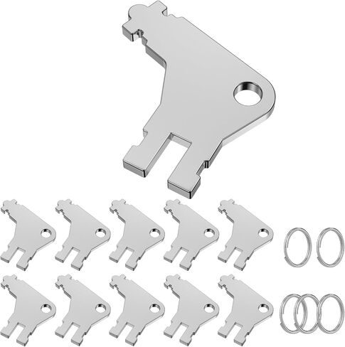 Paper Towel Dispenser Key Universal Dispenser Replacement Key Compatible for Georgia Pacific Paper Towel and Toilet Paper Dispensers 15Pcs Universal Dispenser Key + 10 Pack Keychain in Saudi Arabia