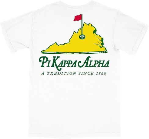 Pi Kappa Alpha Pike Fraternity Golf Comfort Colors Pocket Shirt in Saudi Arabia