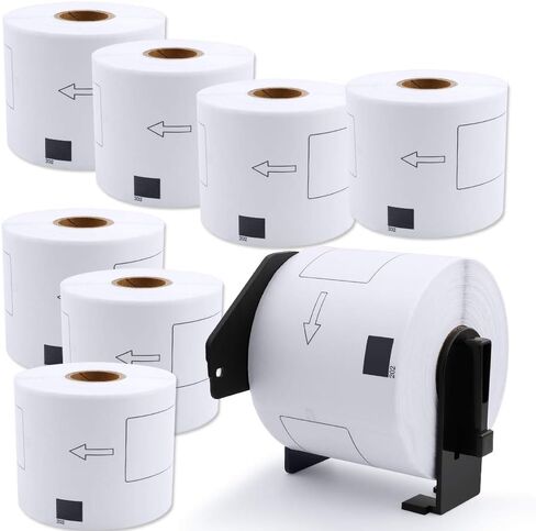 12 Rolls DK-1201 Replace for Brother QL-800 Address Label, 1.1" x 3.5" 400 Stickers/roll for QL-810W QL-710W Printer, Barcode & All Purpose Die-Cut Label 1 Frame 4800 Labels in Saudi Arabia