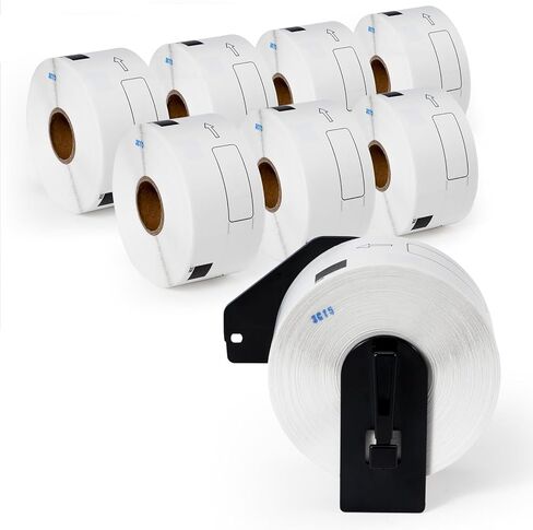 12 Rolls DK-1201 Replace for Brother QL-800 Address Label, 1.1" x 3.5" 400 Stickers/roll for QL-810W QL-710W Printer, Barcode & All Purpose Die-Cut Label 1 Frame 4800 Labels in Saudi Arabia