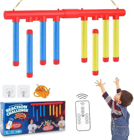 REFLEX DROP Sticks Challenge Game - 3 أوضاع سرعة قابلة للتعديل ، تنسيق العين ، لعبة تدريب على رد الفعل ، لعبة Fun Catch Falling Sticks للأطفال ، البالغين in Kuwait