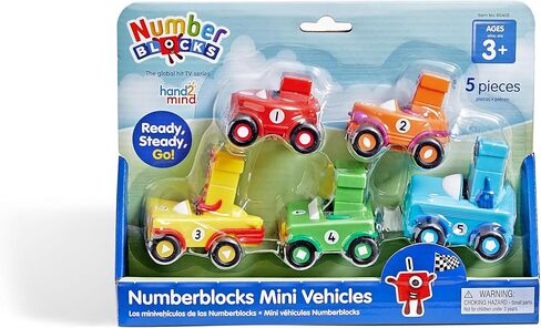 Hand2Mind Numberblocks من ست إلى عشر مركبات صغيرة ، ألعاب السيارات السباق ، ألعاب العد الرياضية في مرحلة ما قبل المدرسة ، مجموعة أرقام الحركة ، أرقام للأطفال الصغار ، التماثيل الصغيرة للأطفال ، أنشطة مطعم طفل صغير in Kuwait