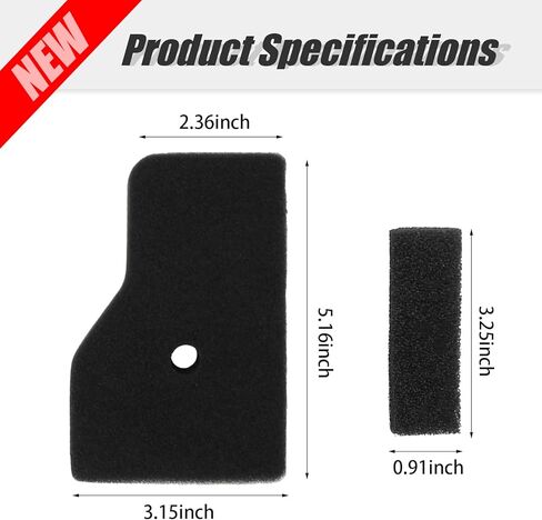 6Pcs 17211-Z07-000 Air Outer Filters, Replacement for Honda EB2000 EB2000I EB2000IT1 EB2200IT EU2000 EU2200IT1 Generator, Replaces 17218-Z07-000 17218Z07000 in Saudi Arabia