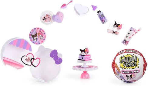 Miga's Miniverse Make It Mini Hello Kitty و Friends Series 2 (2 Pack) Mini Compolbles و Sanrio و Mystery Packaging و DIY والحرف واللعب الراتنج والطعام المتماثل والنباتات ، وليس الصالحة للأكل ، 8+ in Kuwait