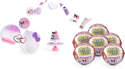 Miga's Miniverse Make It Mini Hello Kitty و Friends Series 2 (2 Pack) Mini Compolbles و Sanrio و Mystery Packaging و DIY والحرف واللعب الراتنج والطعام المتماثل والنباتات ، وليس الصالحة للأكل ، 8+ in Kuwait