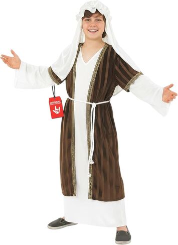 fun shack Boys Shepherd Costume for Kids, Joseph Costume for Boys, Shepherd Boy Outfit, Nativity Dress-Up in Saudi Arabia
