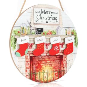 لافتة باب شتوية للترحيب ثلاثية الأبعاد معلقة (11.4 × 11.4 بوصة)، لافتة جدارية لشجرة عيد الميلاد، شماعة خشبية، ديكور منزل المزرعة لعيد الميلاد والشتاء هدية الترحيب بالمنزل الجديد in Kuwait