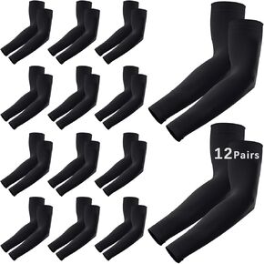 12 Pcs Arm sleeves for men/Women, Cooling UV Sun Protection Sports Compressiontattoo cover up sleeve ，for Cycling,Running Outdoor Sports in Kuwait
