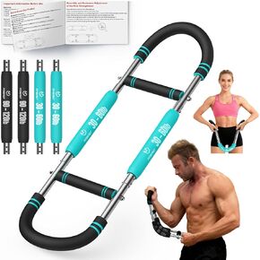 FitBeast Twister Arm Trainer, Chest Workout Equipment with 4 Spring - Adjustable Chest Exerciser for Men & Women, Detachable Forearm Strengthener, Home Fitness Equipment for Upper Body Muscle in Kuwait