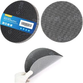 SCOTTCHEN 9 Inch Mesh Drywall Sanding Disc,120 Grit Hook and Loop Low-Dust Drywall Abrasive Sanding Screen Mesh for Electric Sanders, Pole Sanders-10 Pcs in Kuwait