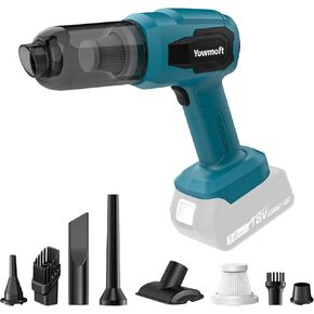 3 في 1 فراغ السيارة باليد متوافق مع بطارية DeWalt 20V مع شفط قوي 21000Pa ، فراغ محمول بالملل والمنفاخ مع 200 واط محرك بدون فرش ، مكنسة مكنسة صغيرة للسيارة ، المنزل (بدون بطارية) in Kuwait