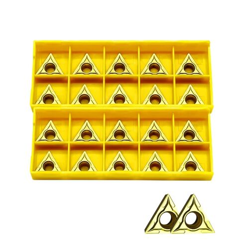 10 قطع DCMT 21.51 DCMT070204 ذهبي 55 درجة إدراجات تحول كربيد الماس - أدوات قطع عالية الأداء لتصنيع الفولاذ والمس المقاوم للصدأ in Kuwait
