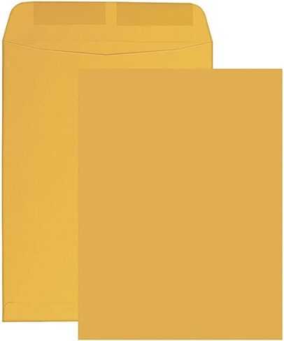500 Minas Envelope 6" x 9" Catalog Envelope (Open End), 24lb. Brown Kraft, Gum Flap (500 Envelopes) in Saudi Arabia