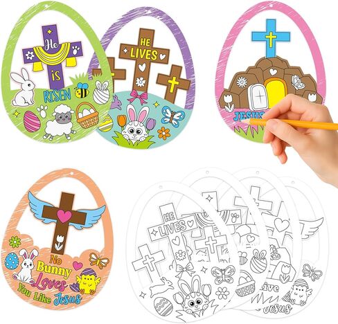 CY2SIDE Christmas Nativity Coloring Craft Kit - 60PCS Color Your Own Xmas Jesus’s Birth Star Cutout Hanging Ornament for Xmas Tree Decor DIY Jesus Star Paper Card for Kid Sunday School Activity in Saudi Arabia