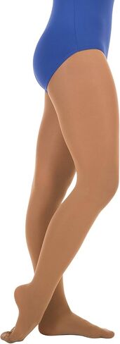 Body Wrappers A45 TotalSTRETCH لباس ضيق للرقص قابل للتحويل - درزة خلفية، شبكة، فائقة النعومة، قدم/بدون قدم - باليه نسائي، غنائي، لباس ضيق لأداء الجاز، باليه كبير وردي in Kuwait
