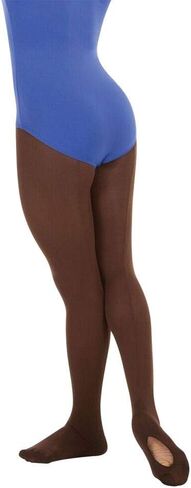 Body Wrappers A45 TotalSTRETCH لباس ضيق للرقص قابل للتحويل - درزة خلفية، شبكة، فائقة النعومة، قدم/بدون قدم - باليه نسائي، غنائي، لباس ضيق لأداء الجاز، باليه كبير وردي in Kuwait