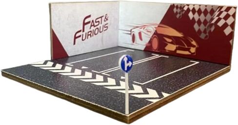 1:64 هيكل وقوف السيارات لعبة مركبة ، تخطيط مرآب صغير لشاشة Diecast Model ، النمط D. in Saudi Arabia