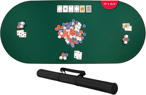 لعبة اللوحة حصيرة 40 × 40 بوصة غلاف غير قابل للضرب لـ Mahjong و Poker و Play Cards وألعاب البلاط والدومينو و RPG - Neoprene Gaming Playmat in Kuwait