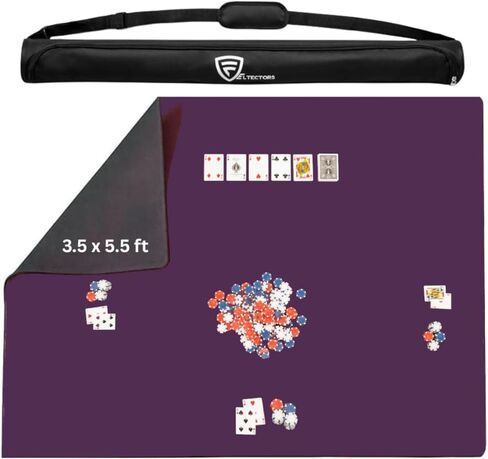 لعبة اللوحة حصيرة 40 × 40 بوصة غلاف غير قابل للضرب لـ Mahjong و Poker و Play Cards وألعاب البلاط والدومينو و RPG - Neoprene Gaming Playmat in Kuwait