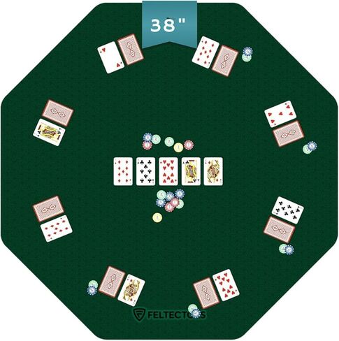لعبة اللوحة حصيرة 40 × 40 بوصة غلاف غير قابل للضرب لـ Mahjong و Poker و Play Cards وألعاب البلاط والدومينو و RPG - Neoprene Gaming Playmat in Kuwait