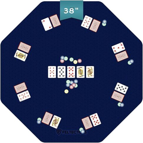 لعبة اللوحة حصيرة 40 × 40 بوصة غلاف غير قابل للضرب لـ Mahjong و Poker و Play Cards وألعاب البلاط والدومينو و RPG - Neoprene Gaming Playmat in Kuwait