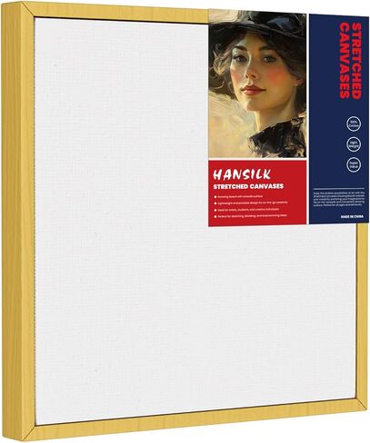 Large Framed Canvas Blank 16x20 - DIY Painting Art with Sturdy Wooden Frame, Modern Empty Canvas for Paint-Your-Own Art Ready to Hang Wall Decor in Saudi Arabia