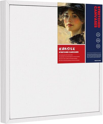 Large Framed Canvas Blank 16x20 - DIY Painting Art with Sturdy Wooden Frame, Modern Empty Canvas for Paint-Your-Own Art Ready to Hang Wall Decor in Saudi Arabia