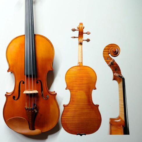 Master Series 4/4 Full-Size Violin | Hand-Varnished with 20+ Year Aged Italian Spruce & Bosnian Maple | Professional Orchestra Instrument for Advanced Players in Kuwait
