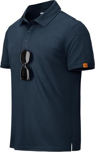 Magcomsen Men's Polo قمصان قصيرة الأكمام الرياضية القمصان الجولف غير الرسمية الجافة رطوبة القميص in Kuwait