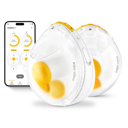 Medela Sonata Smart Breast Pump, Hospital Performance Double Electric Breastpump, Rechargeable, Flex Breast Shields, Touch Screen Display, Connects to Medela Family App in Saudi Arabia
