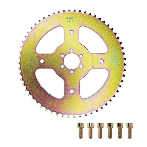 سلسلة خلفية عالية السرعة 40T ضرس 6 فتحات # 40 41 420 ضرس لكولمان CT100U CC100X Mega Moto MMB80 105 Baja Doodle Bug DB30 Motovox MBX10 أجزاء ضرس الدراجة الصغيرة (تجويف 37 مم) in Saudi Arabia