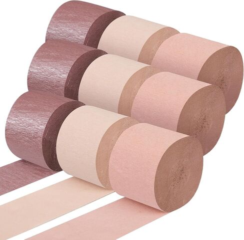 Green Crepe Paper Streamers 9 Rolls 656ft, Green Streamers Party Decorations for DIY Gift Wrapping Christmas Wedding Holiday Party Decor, 1.77 Inch x 82 Ft/Roll in Saudi Arabia