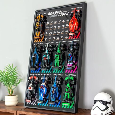WETCEAOM DISLAY WARTORBOARD FOR LEGO Speed ​​Champions 10-in-1 F1 CAR 77242،77243،77244،77245،77246،77247،77248،77249،77250،77251 ، أفكار لمحبي جبل جدش LEGO ، لا تشمل النموذج (مع HOIK) in Kuwait