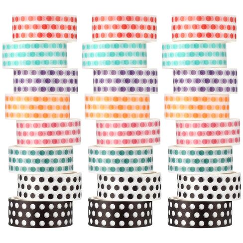 Janlaugh 24 Rolls Washi Tape Gifts Set Bulk Religious Inspirational Scripture Decorative Multicolor Washi Tape for Bible Journaling Crafting Stationery Scrapbooking in Saudi Arabia