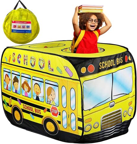 POP UP Tent Kids: Fire Truck Tent ، Pop - Up Playhouse Toy مناسبة ، تلعب لعبة اللعب للأطفال الذين تتراوح أعمارهم بين 1-3 سنوات من الأولاد والبنات (شاحنة إطفاء) in Kuwait