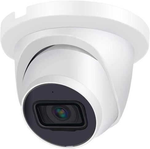 كاميرا DahuaSecurity 4K 8MP PoE IP، كاميرا قبة ذكية مزدوجة الإضاءة خارجية مع IK10 مقاومة للتخريب، اكتشاف الأشخاص/المركبات/الحيوانات، رؤية ليلية ملونة، نقاش ثنائي الاتجاه، IP67 (Dome-FB-8MP-B) in Saudi Arabia