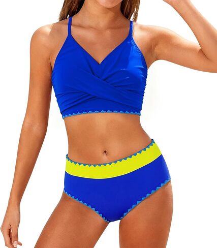 ملابس سباحة للفتيات من Kids4ever مكونة من قطعتين بيكيني للمراهقين مع أشرطة قابلة للتعديل مقاس 9-16 سنة in Kuwait