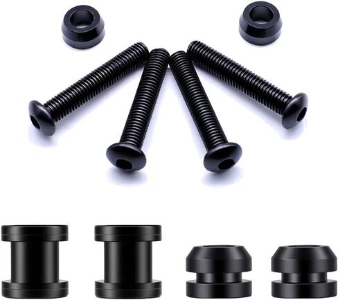 H-D Quick Release Docking Hardware Kit Fits For Harley Sportster XL Detachable Sissy Bar 2004-2020, chrome#5 in Saudi Arabia