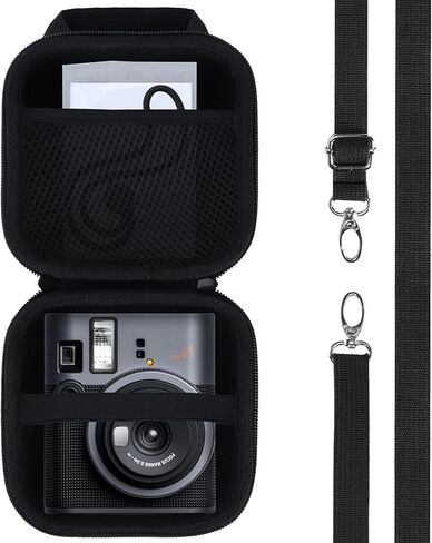 حافظة تخزين متوافقة مع كاميرا Fujifilm Instax Mini EVO الفورية (جراب أسود) in Kuwait