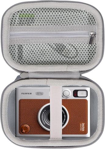 حافظة تخزين متوافقة مع كاميرا Fujifilm Instax Mini EVO الفورية (جراب أسود) in Kuwait