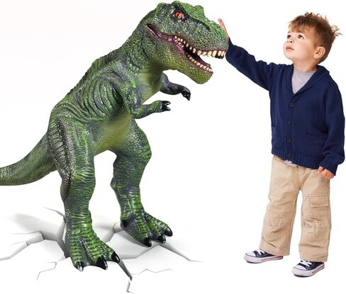 Big Carnotaurus 28 Inch ، ألعاب الديناصورات للأطفال 3-5 ، ألعاب الديناصورات الكبيرة القابلة للنفخ للأطفال تفضلها الحفلات ، هدايا أعياد الميلاد للبنين in Kuwait