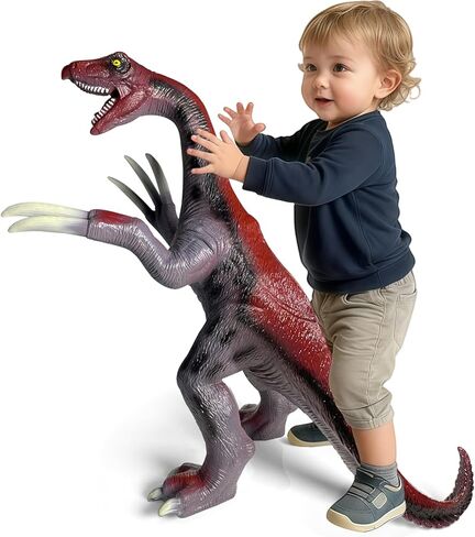 Big Carnotaurus 28 Inch ، ألعاب الديناصورات للأطفال 3-5 ، ألعاب الديناصورات الكبيرة القابلة للنفخ للأطفال تفضلها الحفلات ، هدايا أعياد الميلاد للبنين in Kuwait
