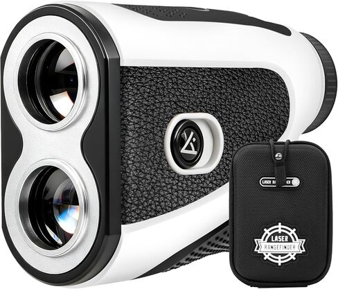 Golf Rangefinder with Slope - 1200 Yards Range Finder for Golfing/Hunting, 7X Magnification, Flag Pole Locking Vibration, Rechargeable Range Finders with Magnet Stripe, Best Golf Accessories Gift in Saudi Arabia