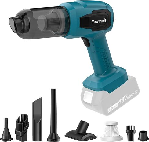 3 في 1 فراغ السيارة باليد متوافق مع بطارية DeWalt 20V مع شفط قوي 21000Pa ، فراغ محمول بالملل والمنفاخ مع 200 واط محرك بدون فرش ، مكنسة مكنسة صغيرة للسيارة ، المنزل (بدون بطارية) in Kuwait