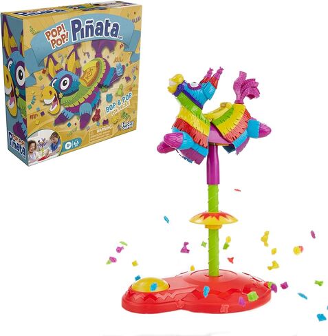 Pop! Pop! Pinata Game | Replayable Pinata Game with 30+ Prizes | Ages 4 and Up | 2 to 4 Players | 10 Mins. | Fun Board Games for Kids and Preschoolers (Amazon Exclusive) in Saudi Arabia
